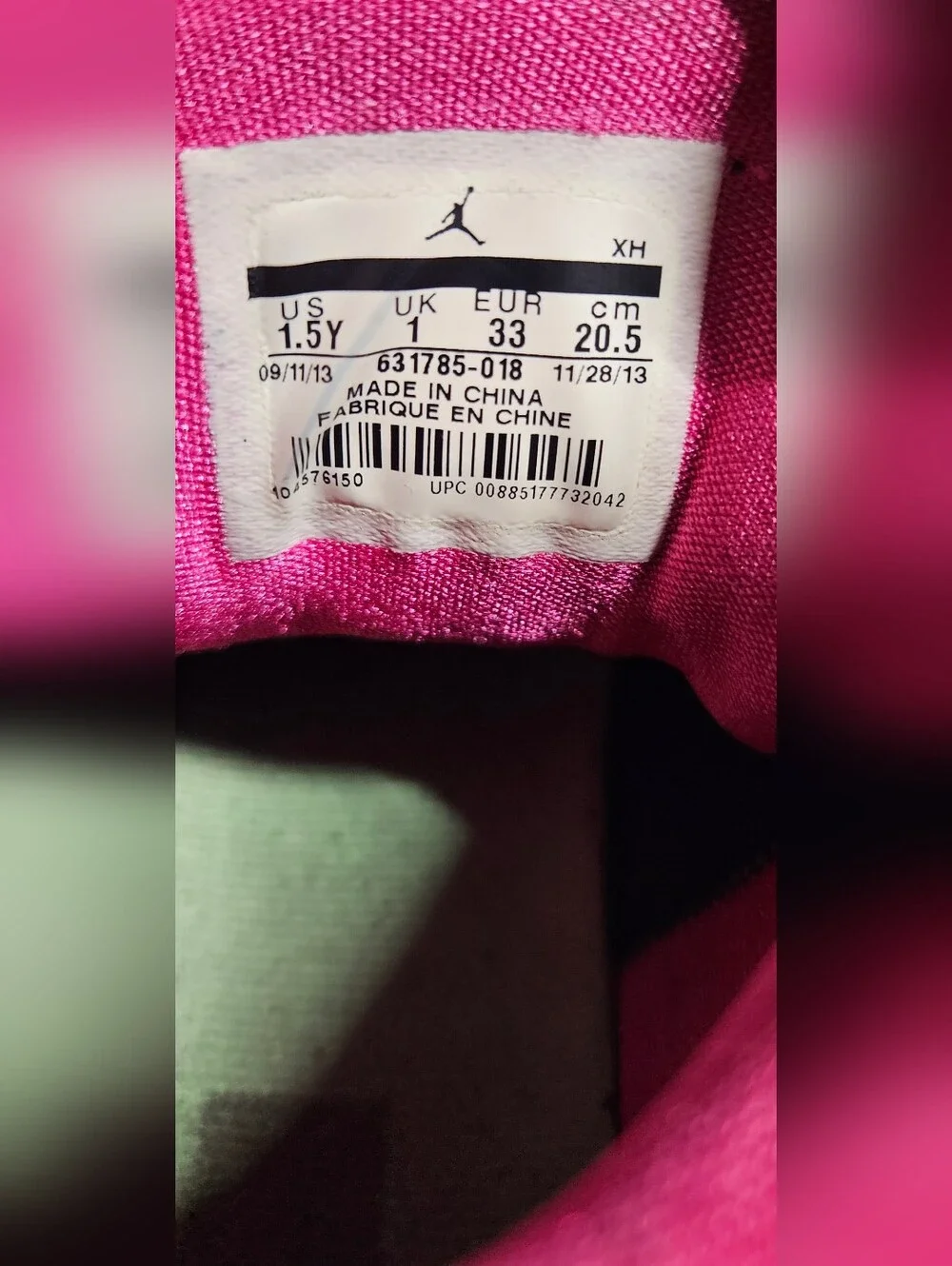 1.5Y Jordan 1 Flight 2 Sneakers
